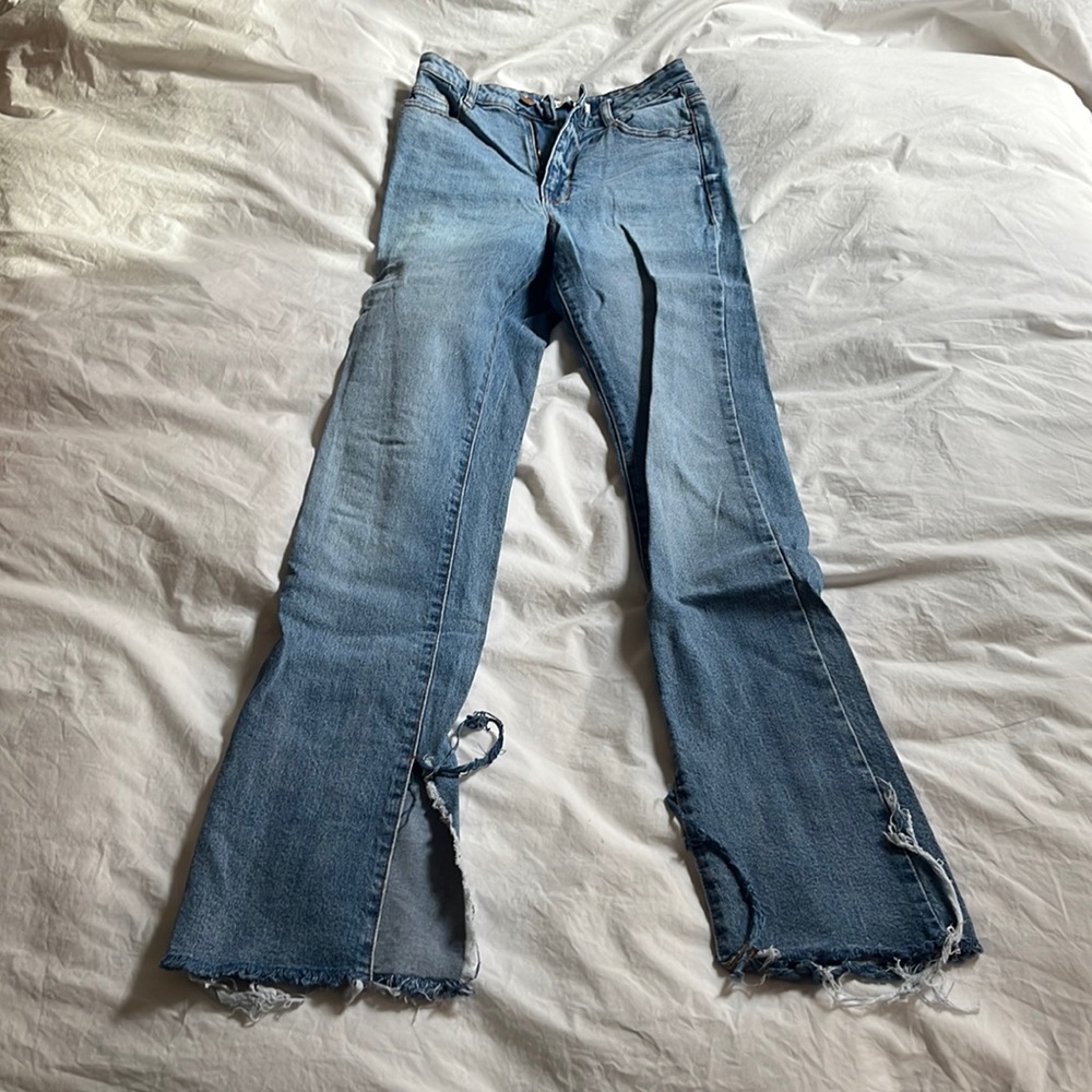 zara flare jeans